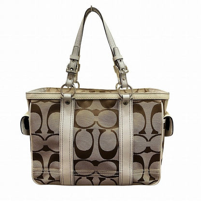 コーチ シグネチャー キャンバス ハンドバッグ