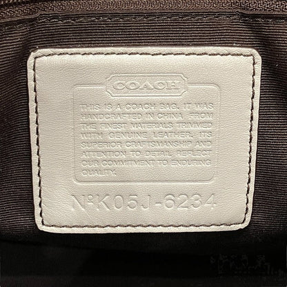 コーチ シグネチャー キャンバス ハンドバッグ