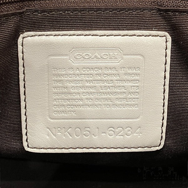 コーチ シグネチャー キャンバス ハンドバッグ