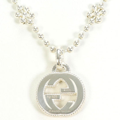 グッチ インターロッキング G フラワー シルバー 925 ネックレス