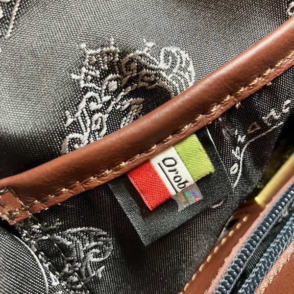 オロビアンコ ナイロンレザー2wayバッグ