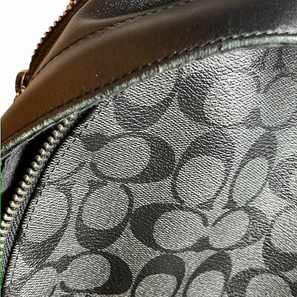 コーチ シグネチャー PVC レザー バックパック