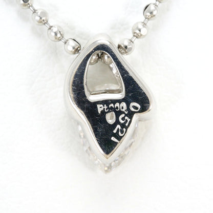 プラチナダイヤモンドペアシェイプネックレス
