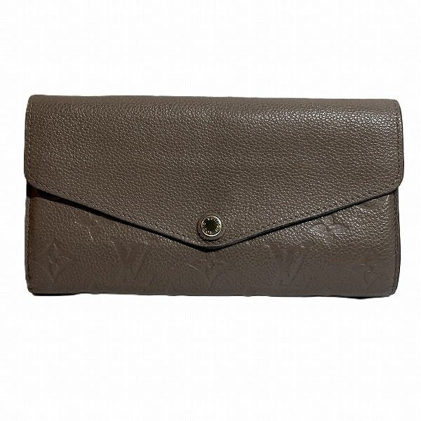 ルイヴィトン ポルトフォイユサラ モノグラムアンプラント 二つ折り財布