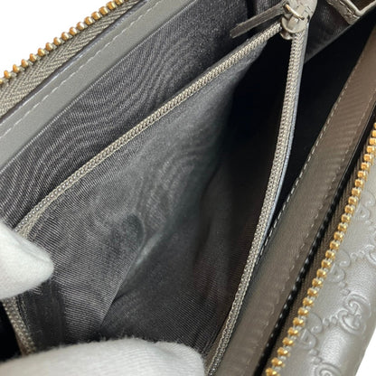 グッチ マイクログッチシマ レザー長財布