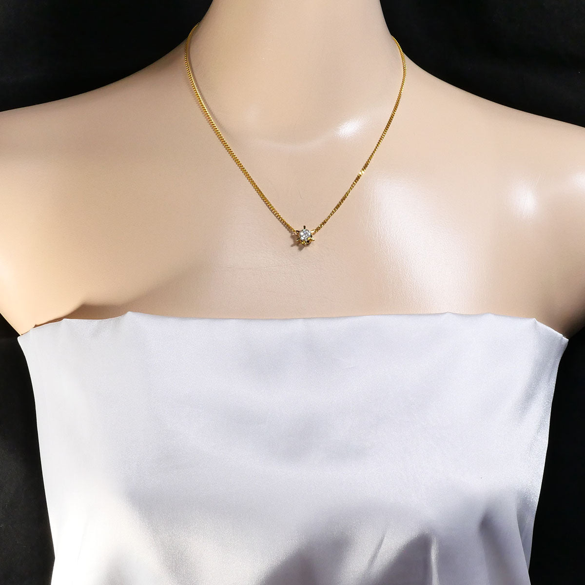 Au750 ダイヤモンドネックレス