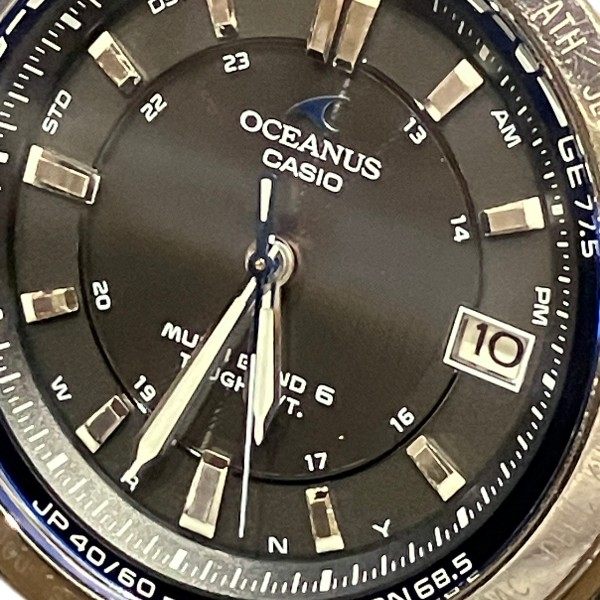 カシオオシアナス チタン腕時計