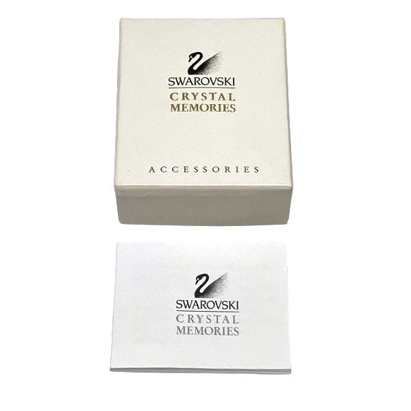 スワロフスキー クリスタル ローズ ブローチ