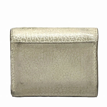 メゾンマルジェラ ZIP COMPACT TRI FOLD WALLET レザー 財布