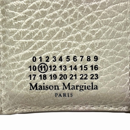 メゾンマルジェラ ZIP COMPACT TRI FOLD WALLET レザー財布