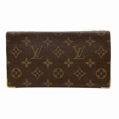 ルイヴィトン ポルトシェキエダブル モノグラム 財布