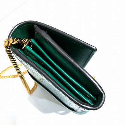 グッチ ジャッキー 1961 パイソン チェーン ウォレット