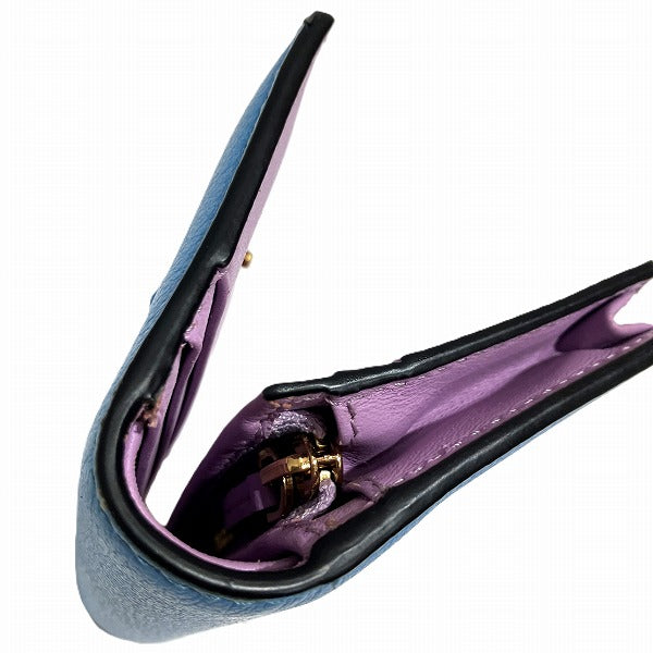 ヴェルサーチ レザー 二つ折り財布