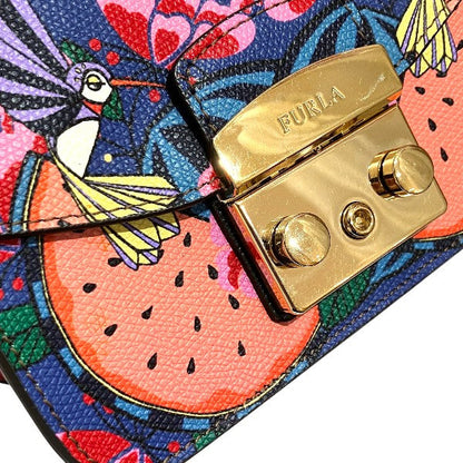 フルラ メトロポリス レザー ショルダー バッグ