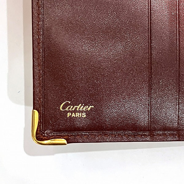 カルティエマストラインレザー二つ折り財布