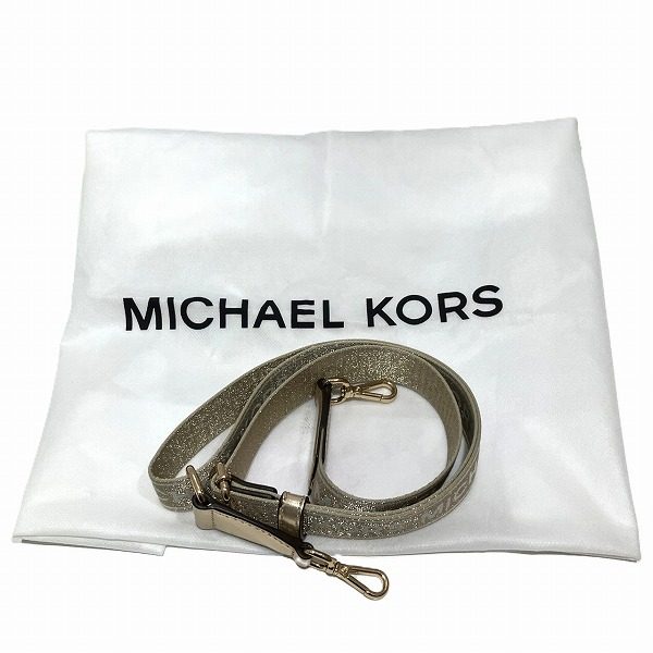 マイケルコース トップジップ ショルダーバッグ キャンバス