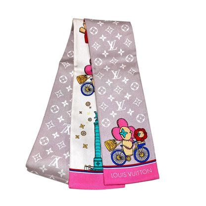 ルイヴィトン バンドー・ヴィヴィエンヌ パリ スカーフ