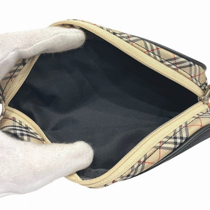 バーバリー ノバ チェック ナイロン ポーチ