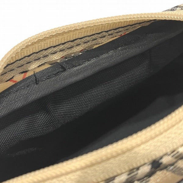 バーバリー ノバ チェック ナイロン ポーチ