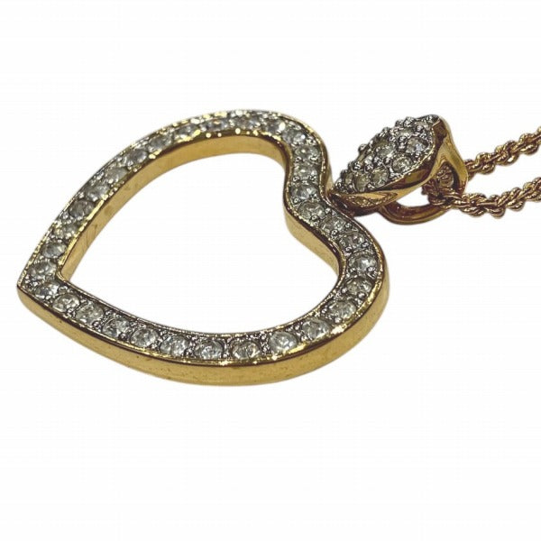 スワロフスキー ハート クリスタル ネックレス