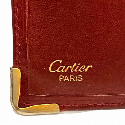 カルティエ マスト ドゥ カルティエ レザー二つ折り財布
