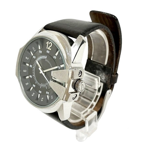 ディーゼル ステンレススチール クォーツ腕時計