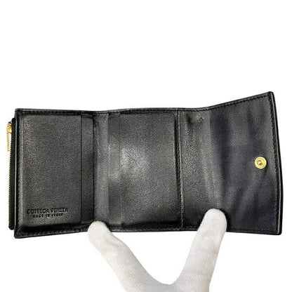 ボッテガヴェネタ カセット レザー三つ折り財布