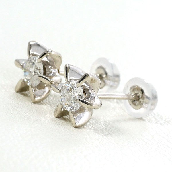 PT900 プラチナ ダイヤモンド ピアス