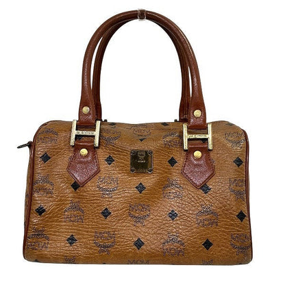 MCM ビセトス PVC レザー 2way ハンドバッグ