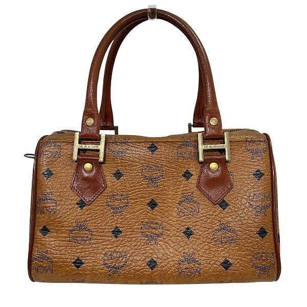 MCM ビセトス PVC レザー 2way ハンドバッグ