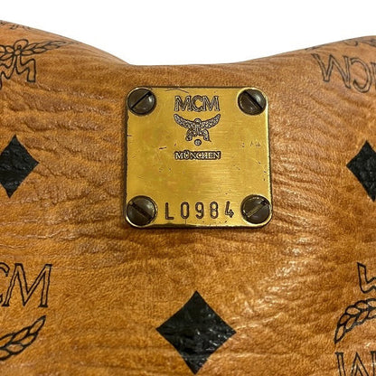 MCM ビセトス PVC レザー 2way ハンドバッグ