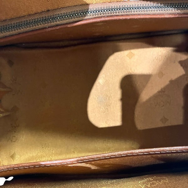 MCM ビセトス PVC レザー 2way ハンドバッグ