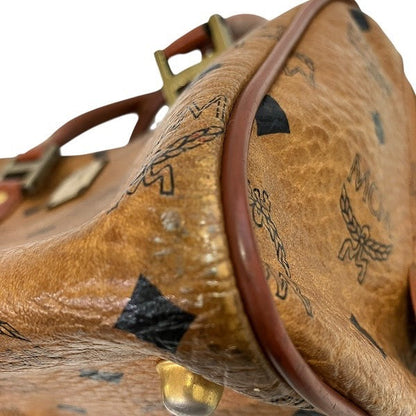 MCM ビセトス PVC レザー 2way ハンドバッグ