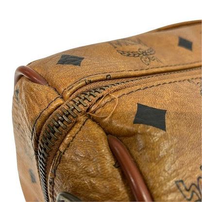 MCM ビセトス PVC レザー 2way ハンドバッグ