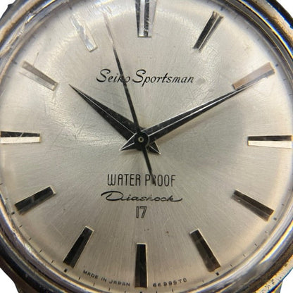 セイコー スポーツマン ステンレス スチール ケース