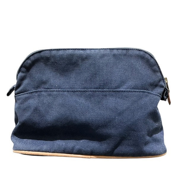 エルメス ボリード ポーチ コットン キャンバス クラッチ バッグ