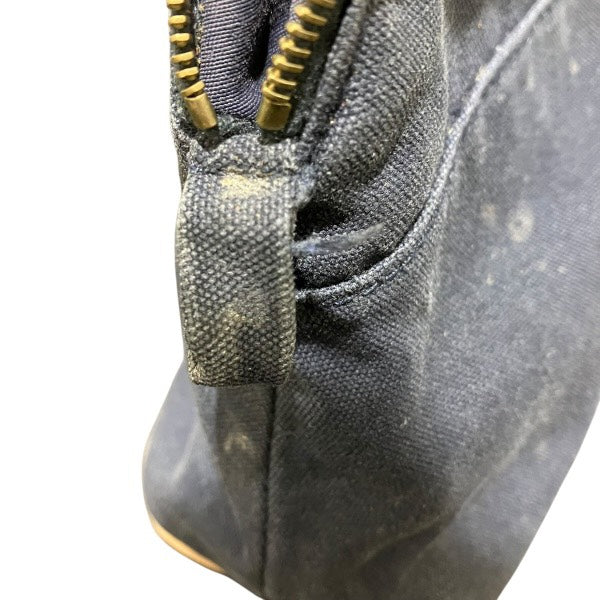 エルメス ボリード ポーチ コットン キャンバス クラッチ バッグ