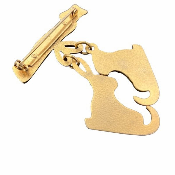 エルメス スケートシューズ モチーフ ブローチ