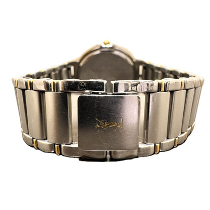 イヴサンローラン ステンレススチール腕時計