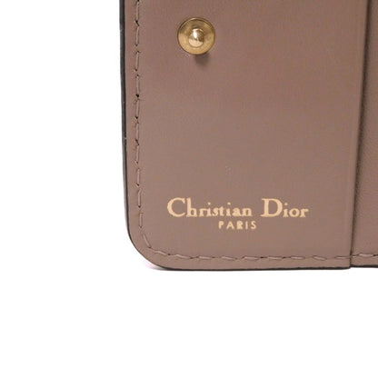 Dior Bee コンパクト ジップ ウォレット グレインド カーフスキン