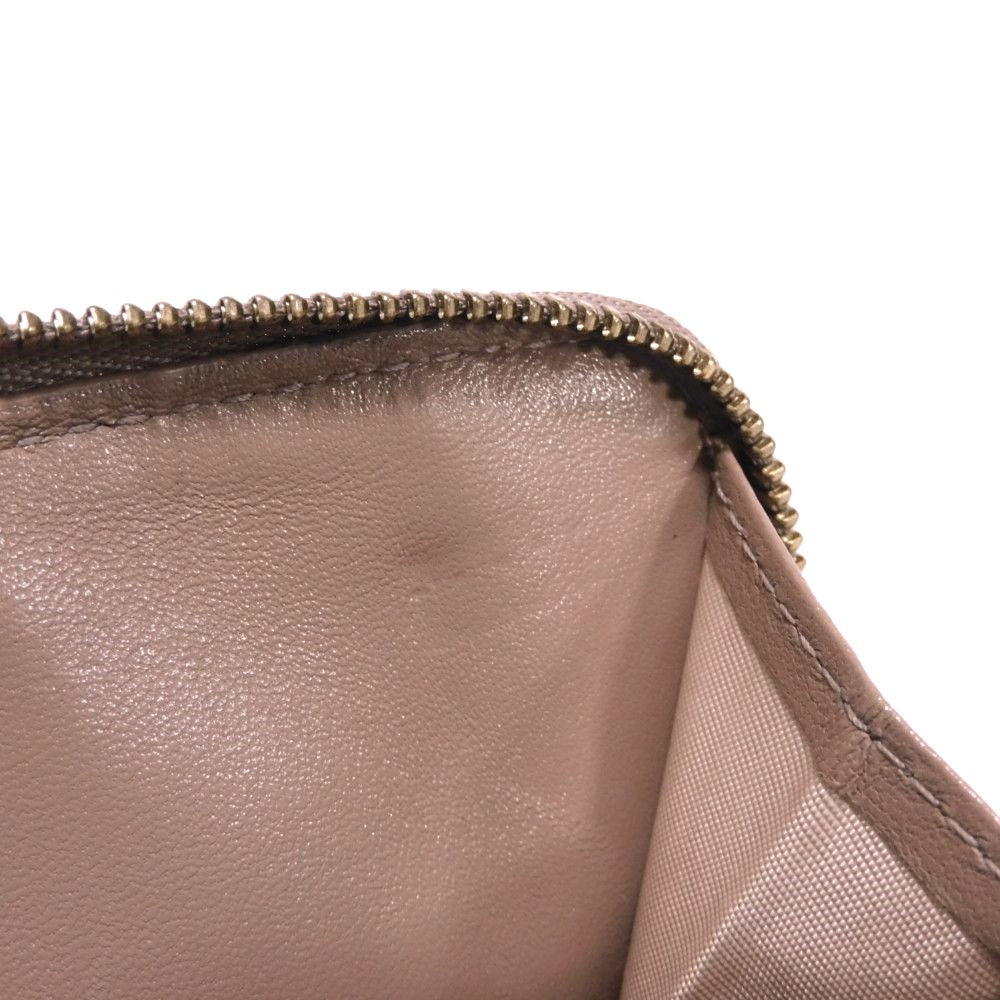 Dior Bee コンパクト ジップ ウォレット グレインド カーフスキン