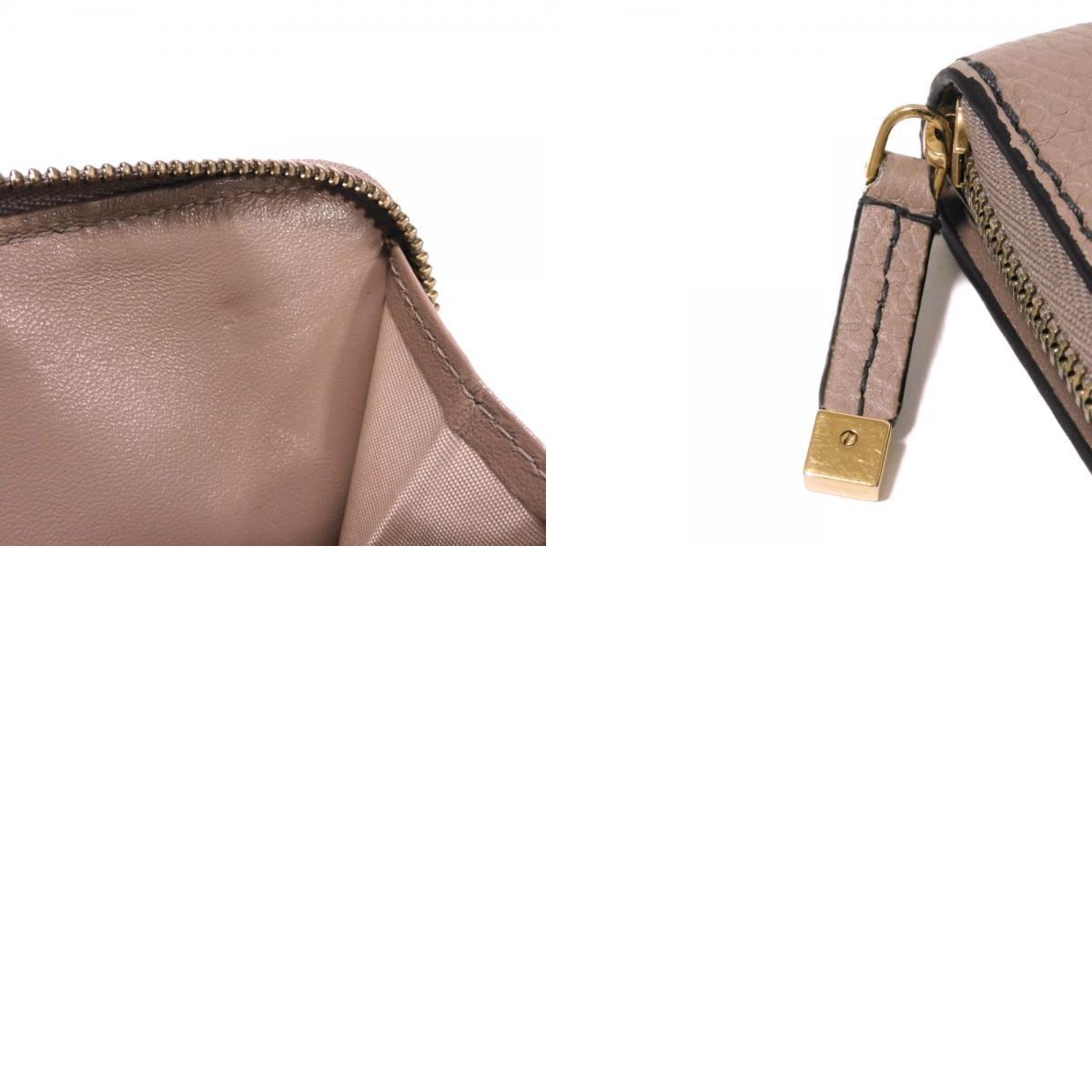 Dior Bee コンパクト ジップ ウォレット グレインド カーフスキン