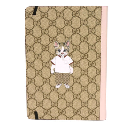 グッチ 樋口裕子 キャット プリント GG スプリーム ノートブック (日本限定)
