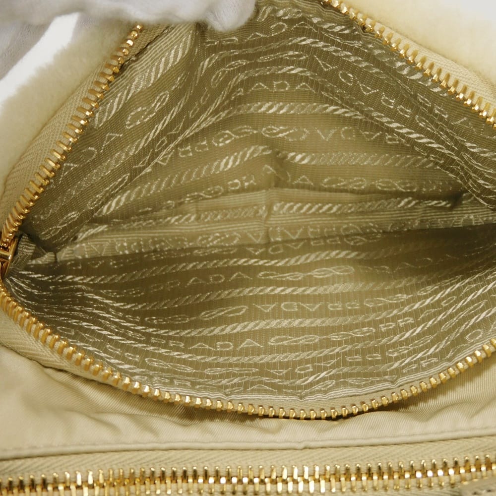 プラダ Re-Nylon シアリング ハンドバッグ