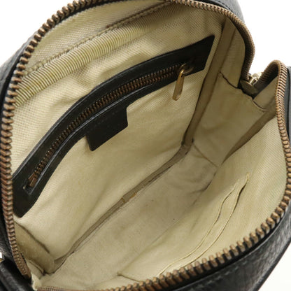 グッチ グッチプリント レザーショルダーバッグ