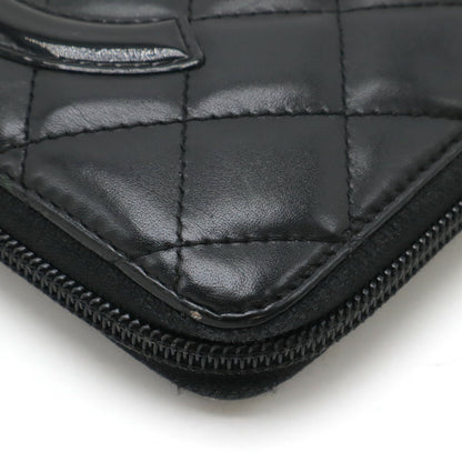 シャネル カンボンライン ココマーク 長財布 A48660