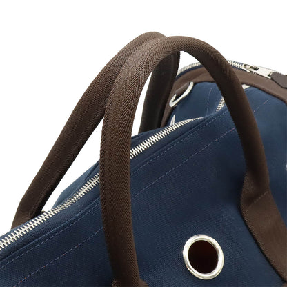 エルメス ドッグキャリア キャンバスレザー 2way ペットバッグ