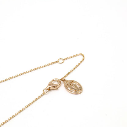 カルティエ シンボル クロス K18PG ダイヤモンド ネックレス