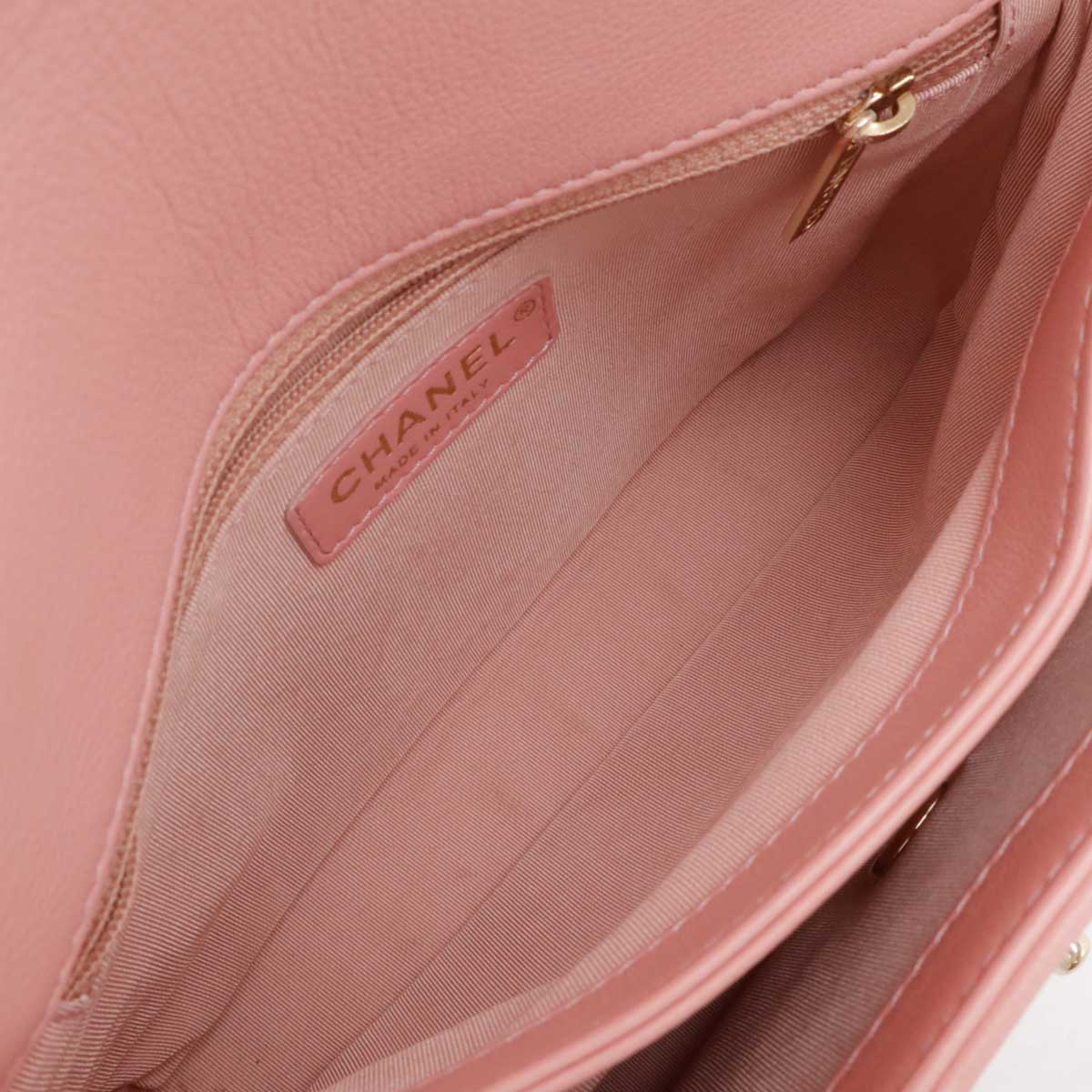 シャネル V ステッチ 2WAY ハンドバッグ レザー