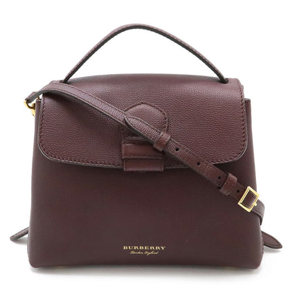 バーバリー チェック キャンバス レザー 2way バッグ